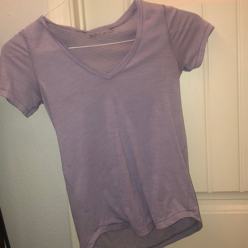 Purple lulu lemon shirt